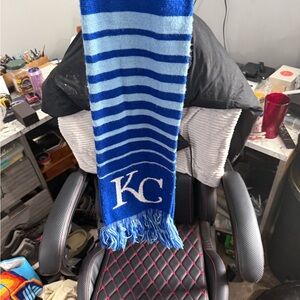 Blue Striped KC Scarf